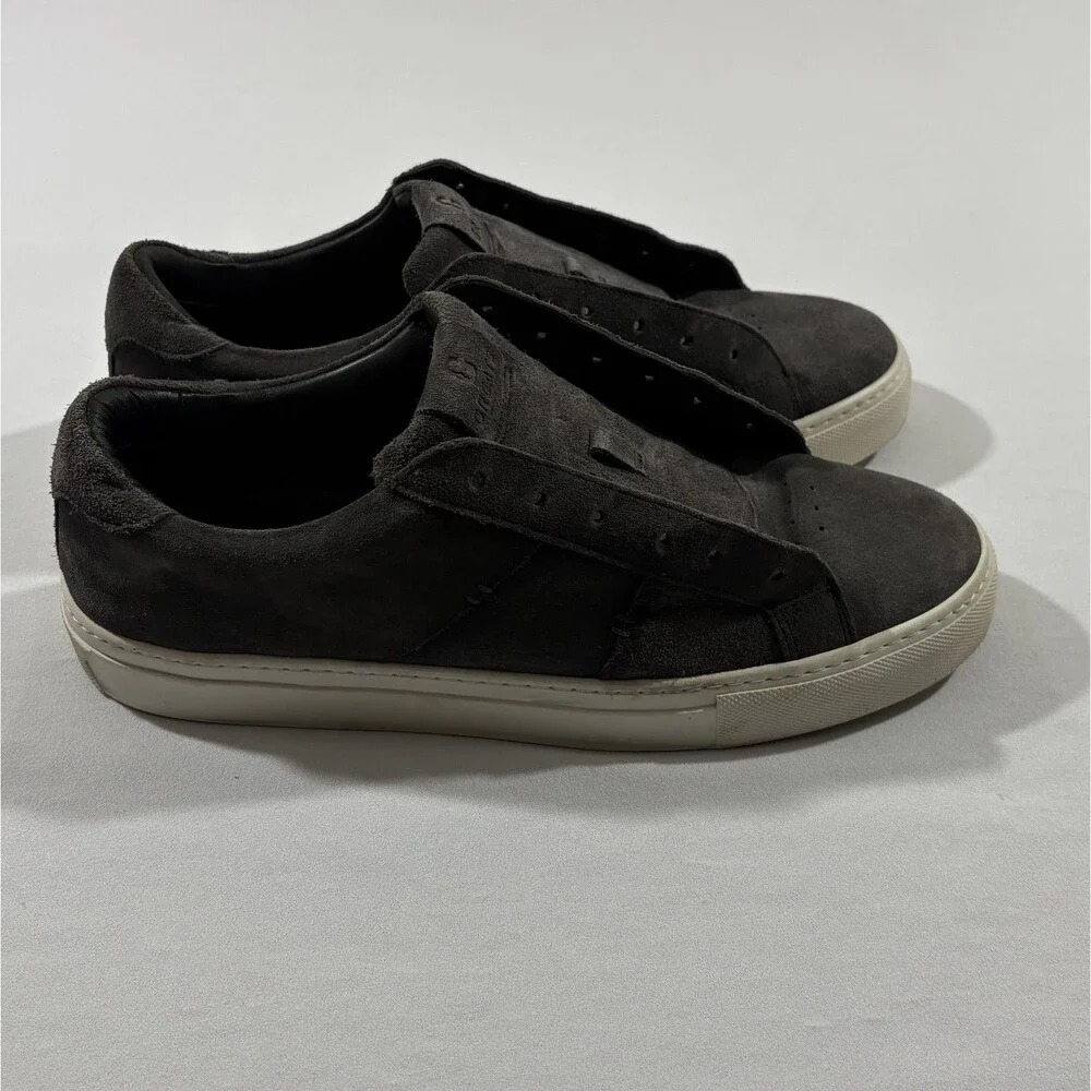 Greats Brooklyn Royale 2.0 Mens Shoes Gray Suede Leather Sneakers Low Sz 10.5